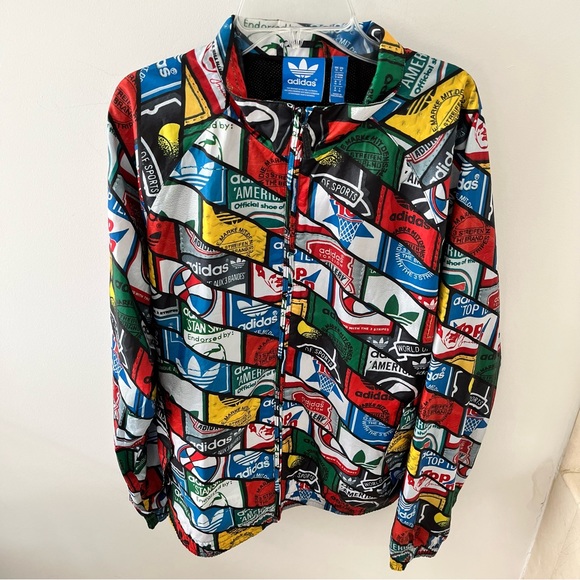 NEW MEN'S ADIDAS Original Label AOP Superstar track Jacket Size M RARE!. - Picture 5 of 6